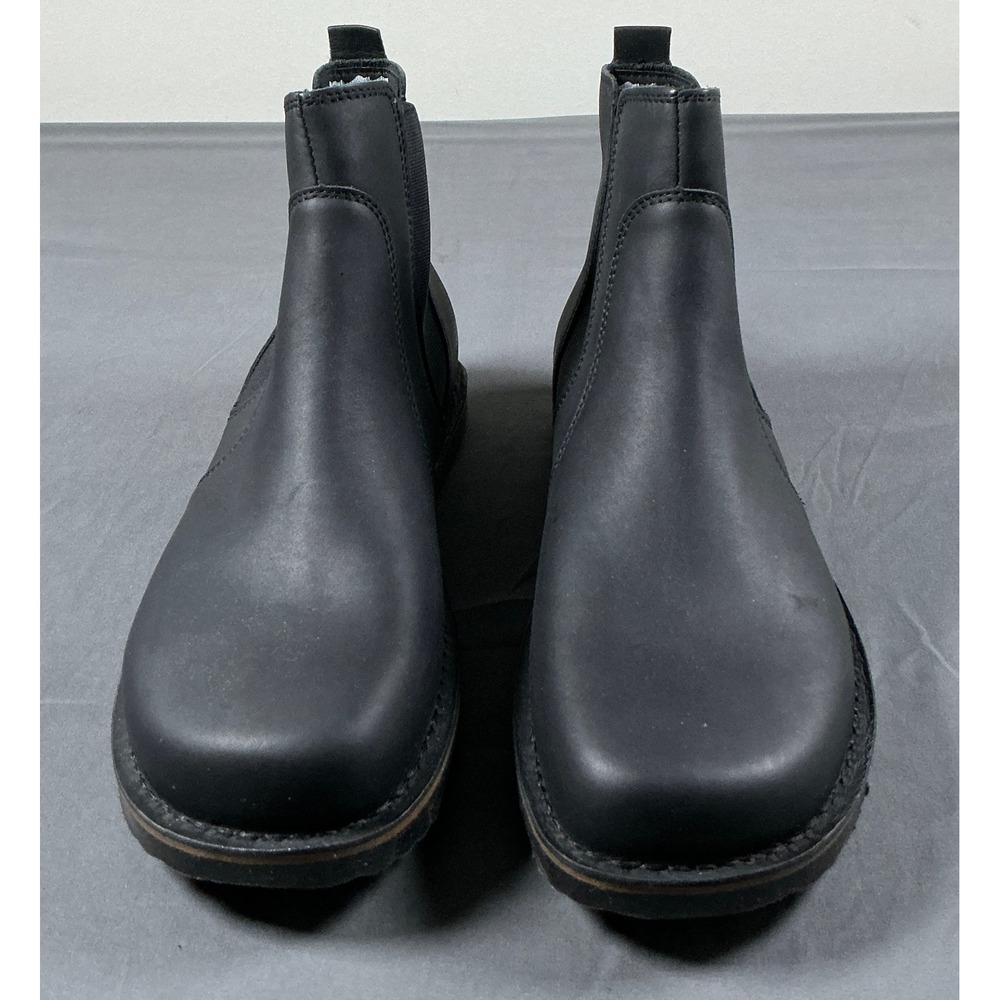 The MUSTANG Waldviertel‎ Jaga Black Leather Chelsea Boots EU 43 Ankle Boots